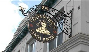 attractive custom hanging signs